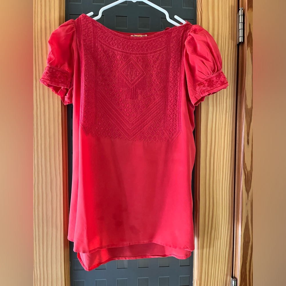 Vintage Golden Bee silk blouse